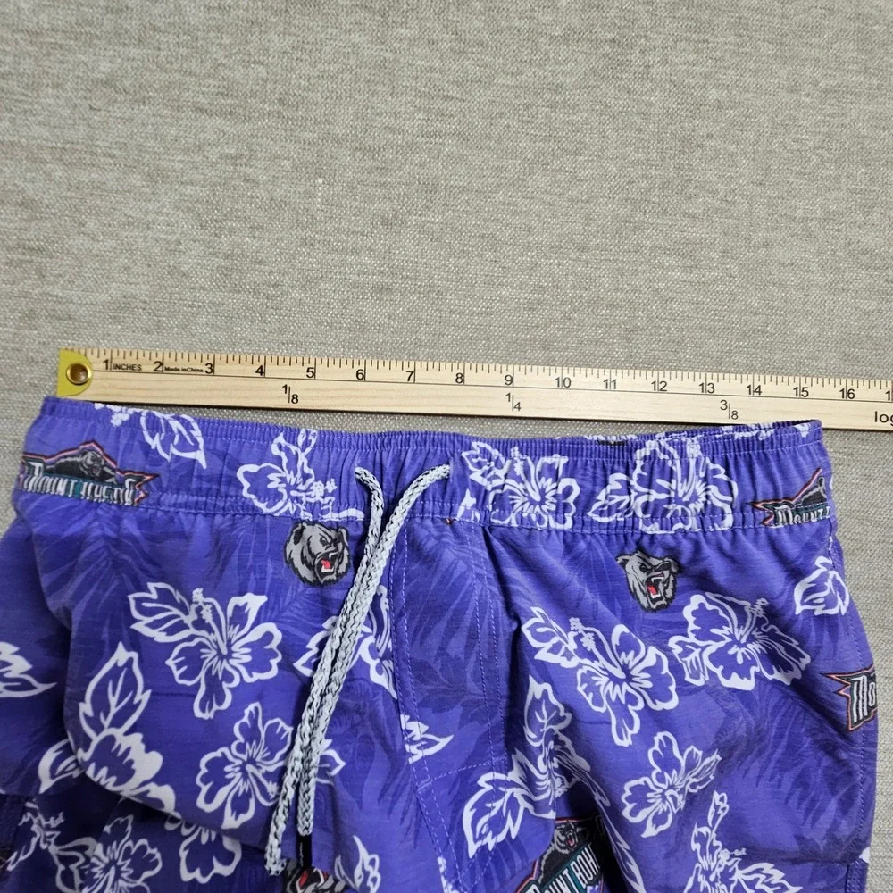 Reyn Spooner Swim Trunks Mens Small Purple Mount Bohemia Floral Board Shorts